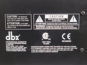 DBX 2231 Equalizer/Limiter w/ Type 3 Noise Reduction