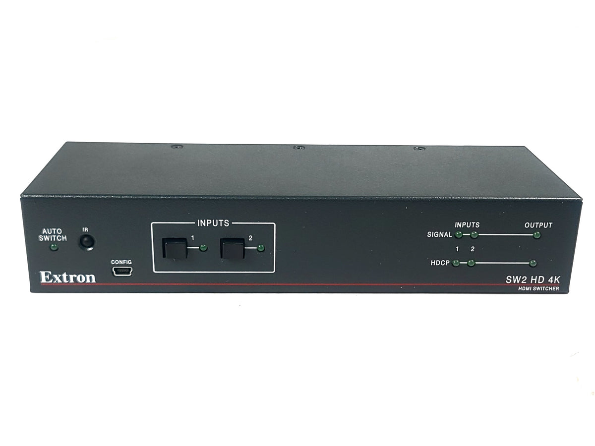 Extron SW2 HD 4K HDMI Switcher w/ Extron IPA T RLY4 IP Link Accessory in Original Box