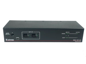 Extron SW2 HD 4K HDMI Switcher w/ Extron IPA T RLY4 IP Link Accessory in Original Box