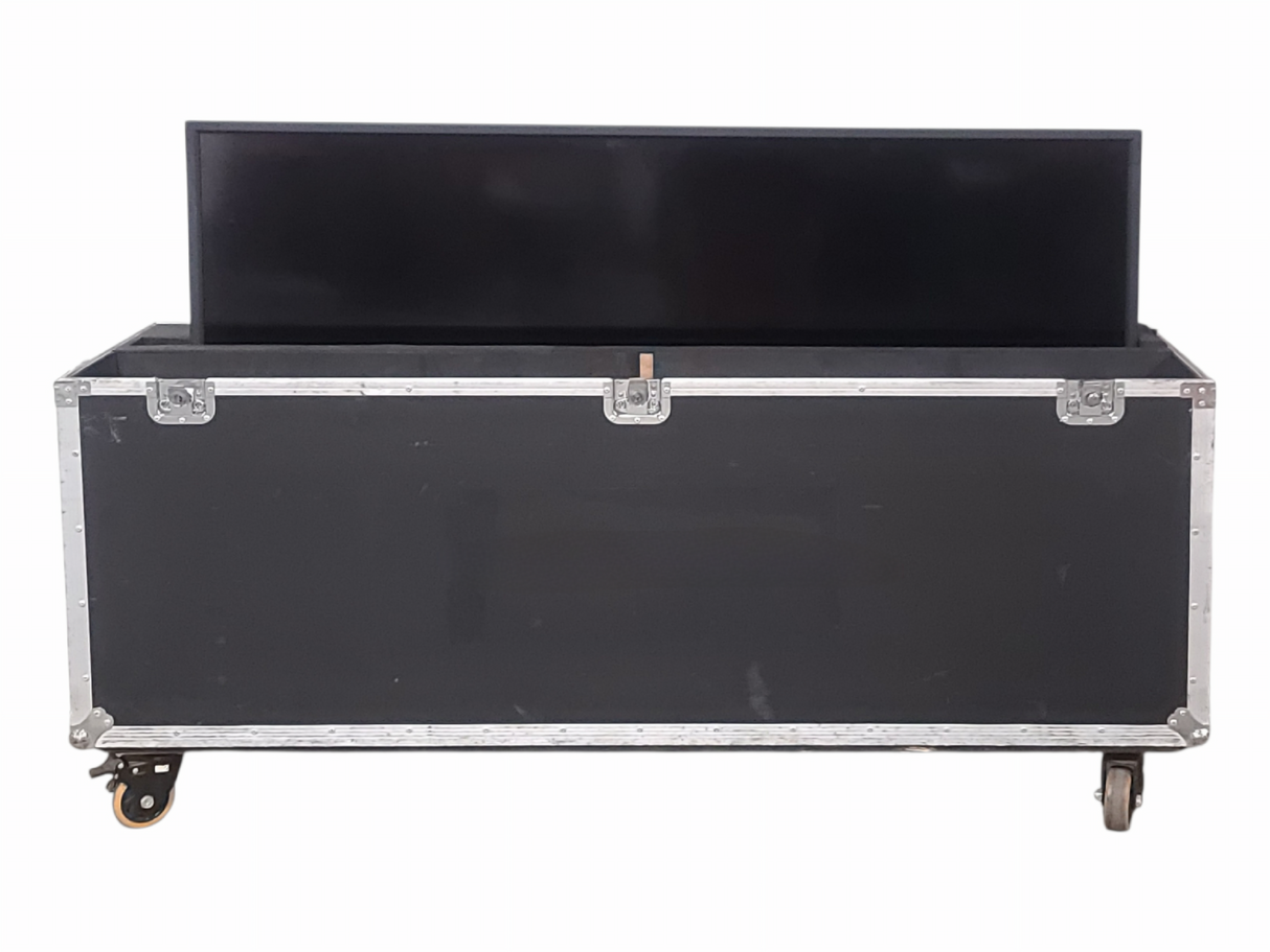 NEC E705 70" HD Commercial LED Monitor In Wheeled Road Case