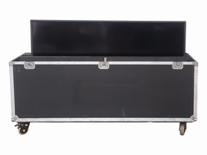 NEC E705 70" HD Commercial LED Monitor In Wheeled Road Case