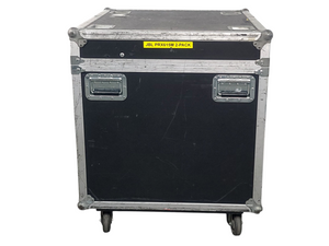 (2) JBL PRX615M 15-inch Two-Way Self-Powered Speakers in Wheeled Road Case
