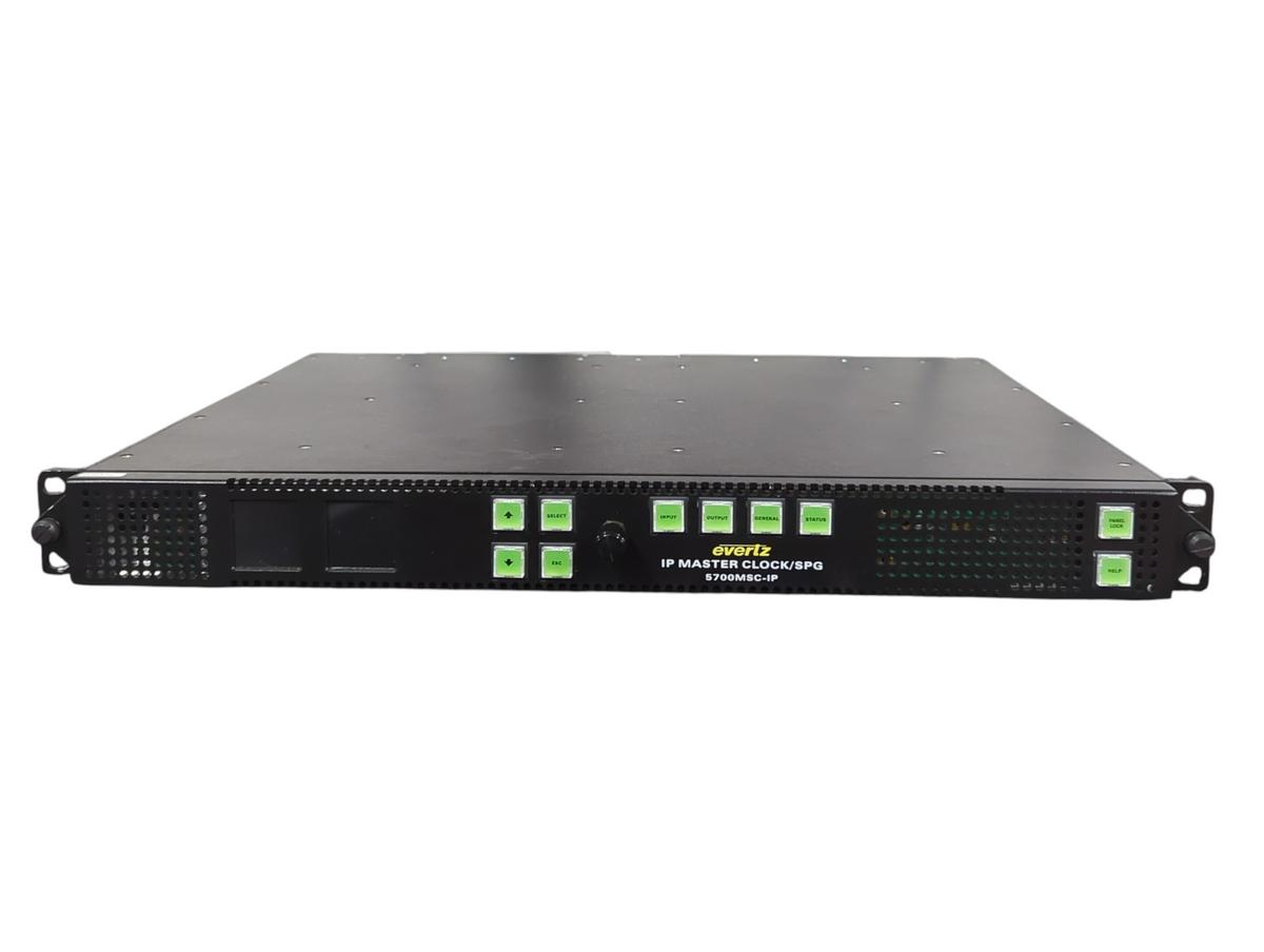 Evertz 5700MSC-IP Grand Master Clock and Video Reference Clock System