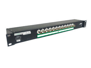 Evertz AESIMP-12F - 12CH XLRF to BNC AES Impedance Matching Panel