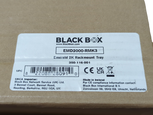 Black Box Emerald Rackmount Bracket for 3 SE or PE DisplayPort KVM Extenders in Original Box