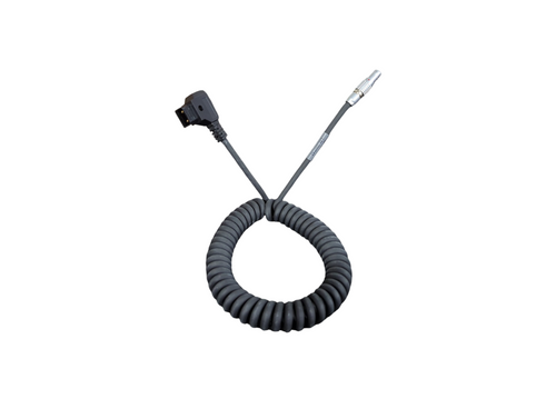 CAMVATE D-Tap to Straight 2-Pin LEMO-Type Coiled Power Cable