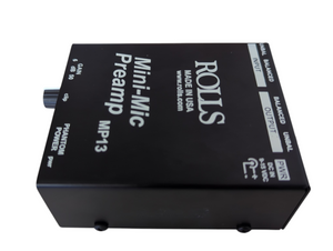Rolls MP13 Mini-Microphone PreAmplifier w/ PSU in Original Box
