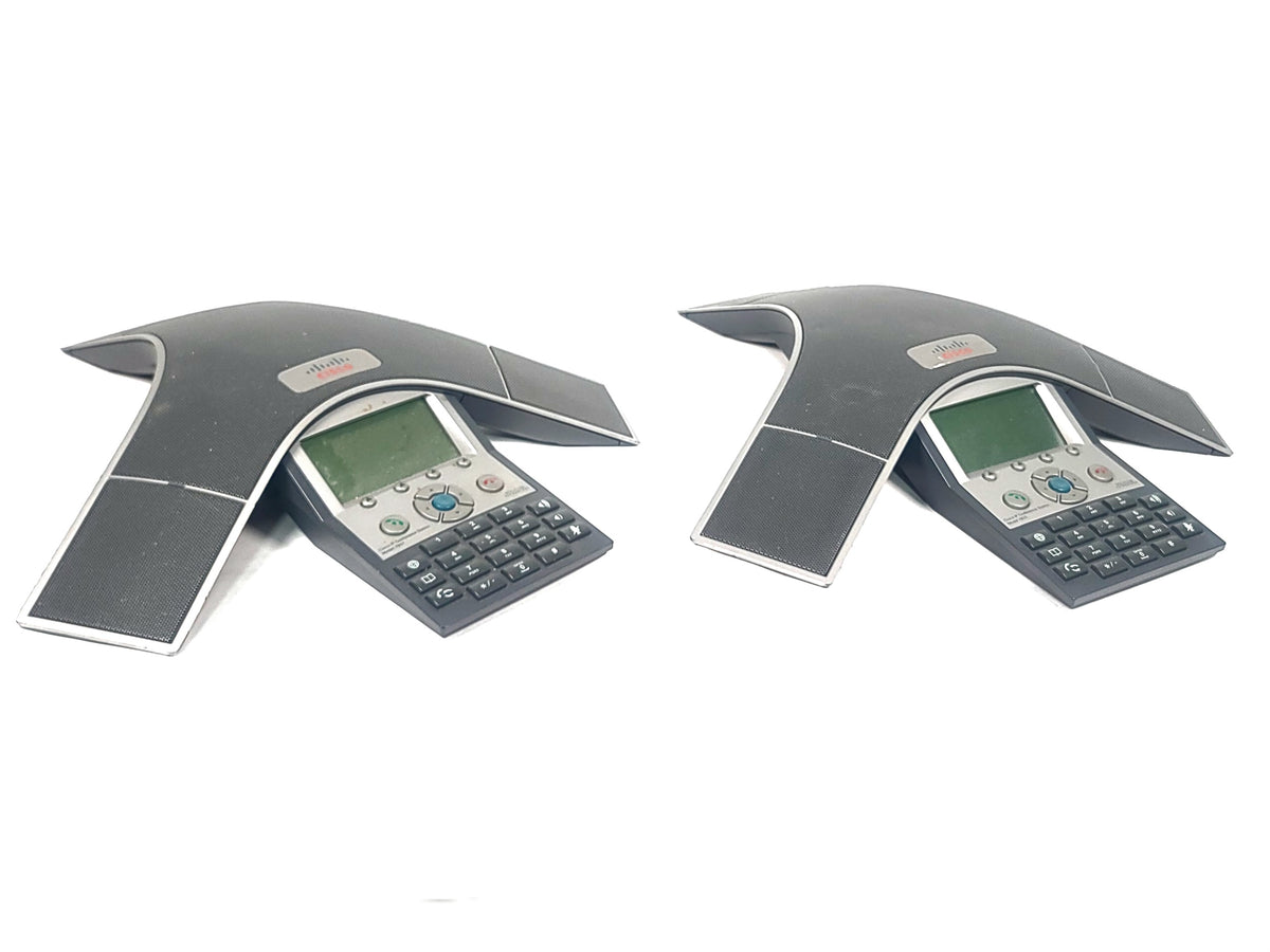 (2) Cisco 7937 IP Conference Station w/ (4) Cisco 2201-40140-001 External Microphones