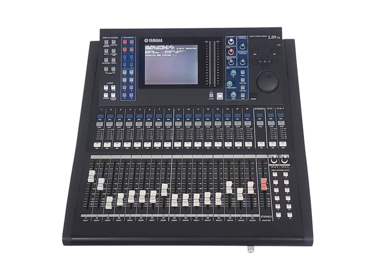 Yamaha LS9 16-Channel Digital Mixing Console in Pelican 1640 Wheeled Road Case