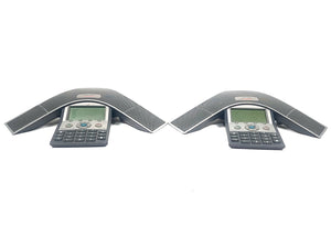 (2) Cisco 7937 IP Conference Station w/ (4) Cisco 2201-40140-001 External Microphones