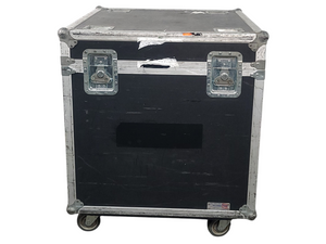 (2) JBL PRX615M 15-inch Two-Way Self-Powered Speakers in Wheeled Road Case