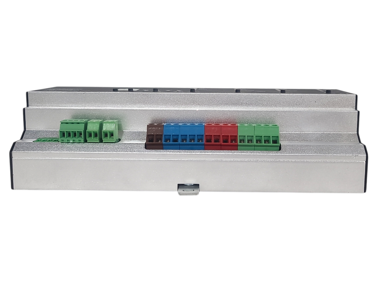 Crestron DIN-1DIMU4 4-Channel Universal Dimmer, 1 Feed, DIN Rail Mount