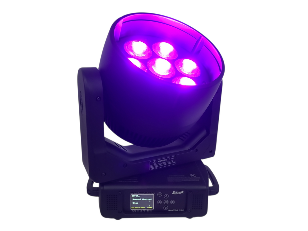 Elation RAYZOR 760 7x 60W RGBW LED Wash Fixture