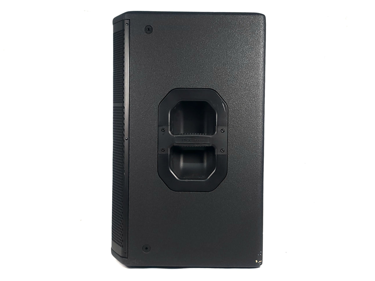 (2) JBL PRX615M 15-inch Two-Way Self-Powered Speakers in Wheeled Road Case