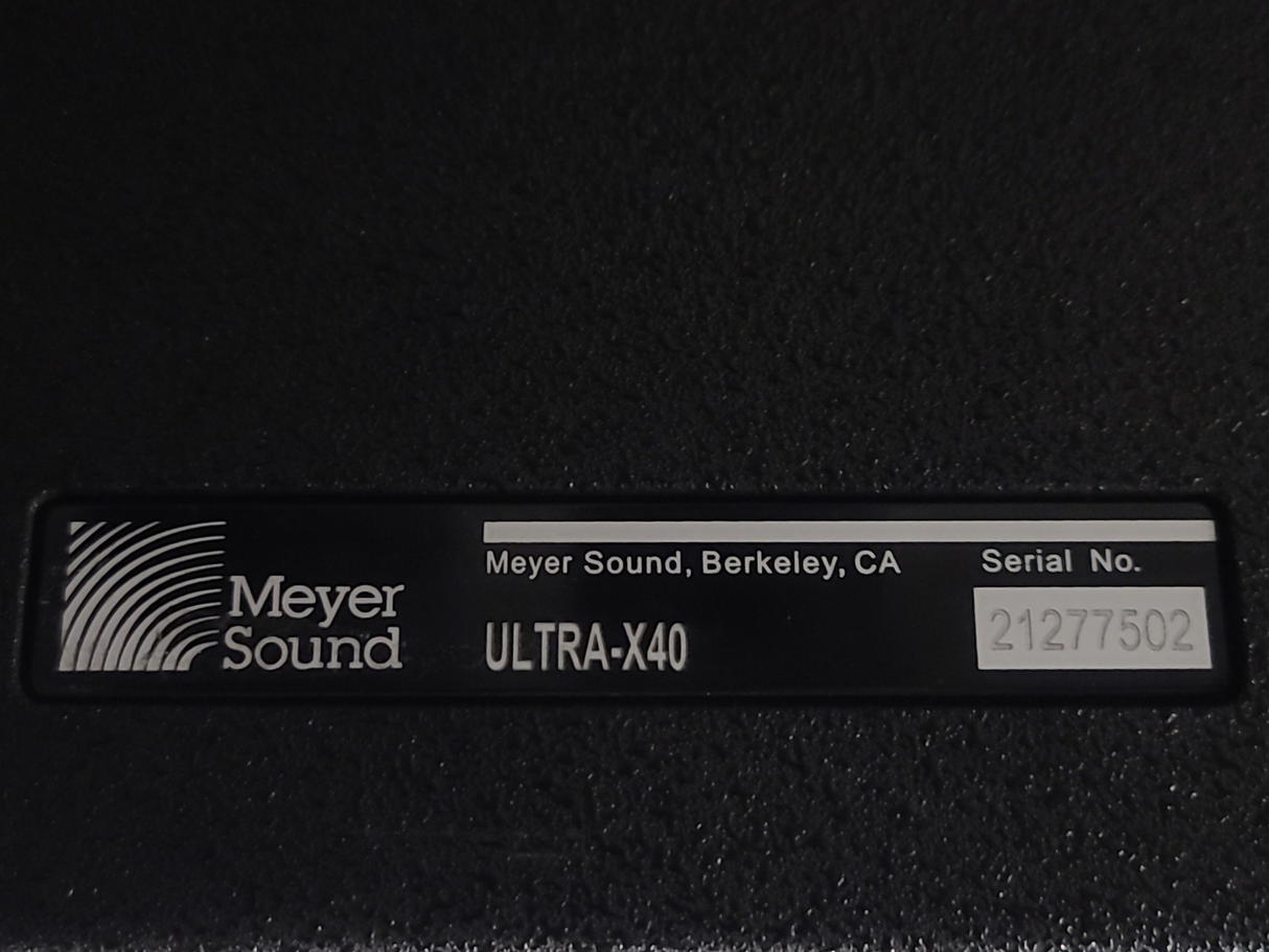 Meyer Sound ULTRA-X40 Wide Coverage Loudspeaker