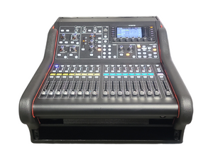 Midas M32R LIVE 40 Channel Digital Console w/ Klark Teknik DN32-USB Option Card in ProX XZF-MIDM32R 1RU Rack Case by ZCASE for MIDAS M32R Flip-Ready Hydraulic Console