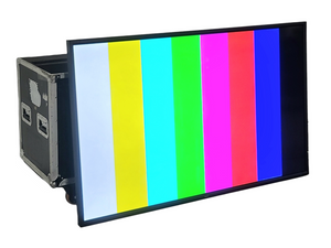 NEC E705 70" HD Commercial LED Monitor In Wheeled Road Case