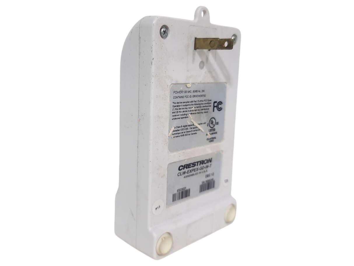 Crestron CLW-EXPEX-GD-W-T infiNET EX Wireless Expander, Ground Pin Down, White Textured