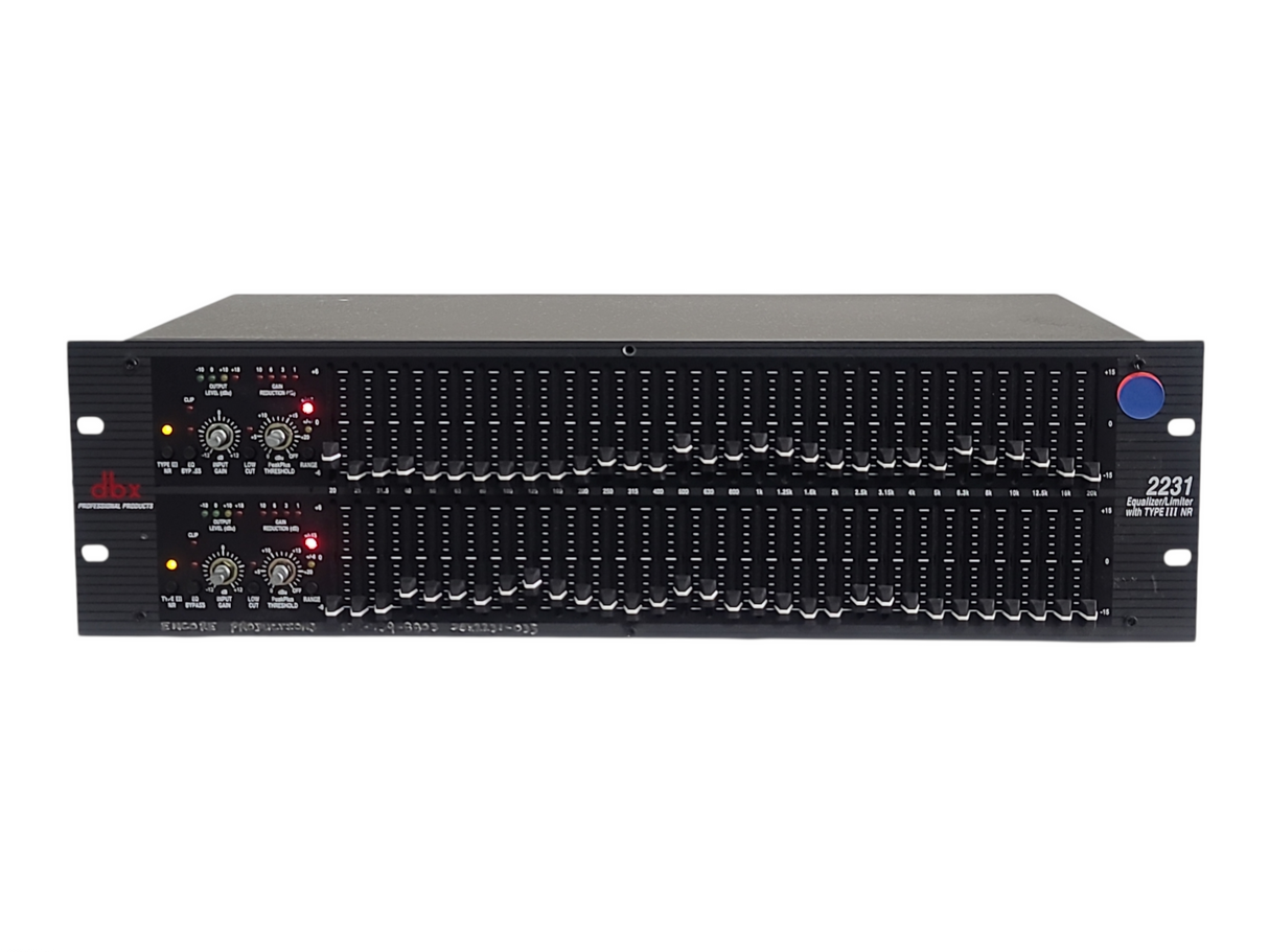 DBX 2231 Equalizer/Limiter w/ Type 3 Noise Reduction