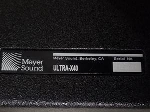 Meyer Sound ULTRA-X40 Wide Coverage Loudspeaker