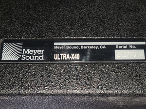 Meyer Sound ULTRA-X40 Wide Coverage Loudspeaker