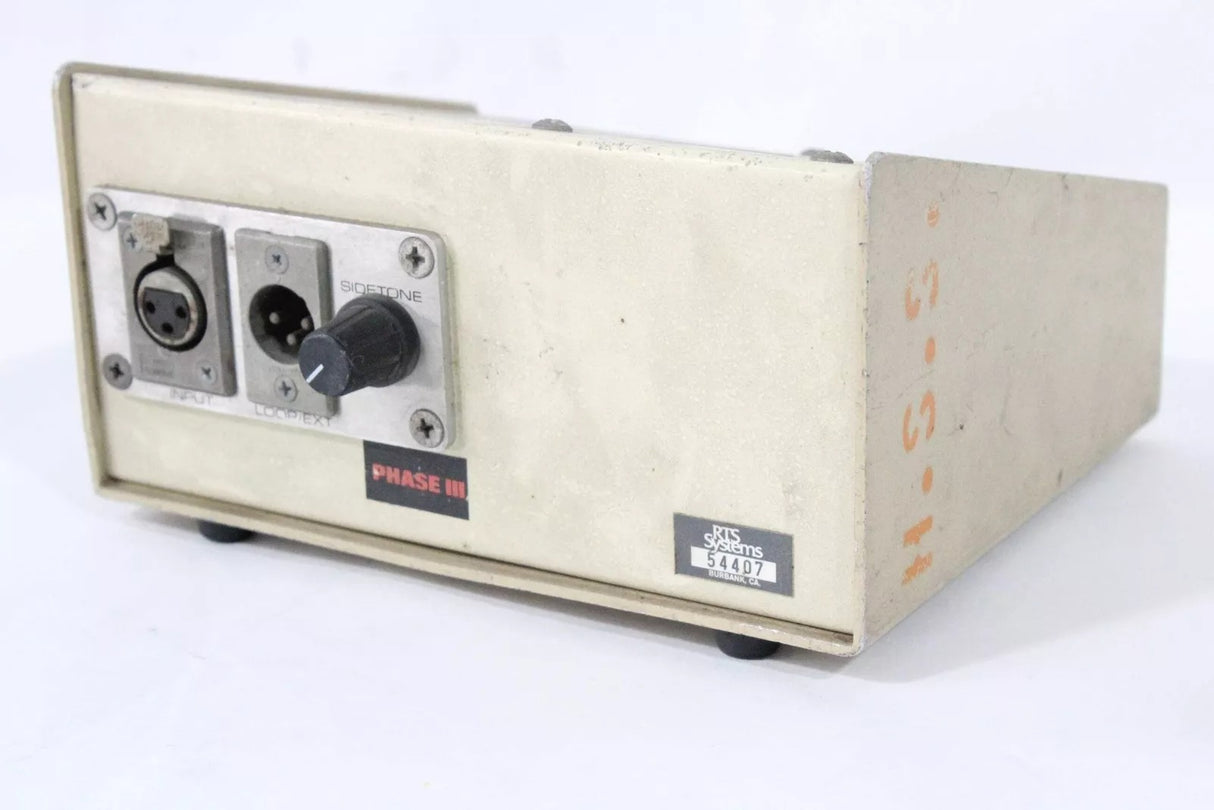 RTS Systems Phase III Intercom Station