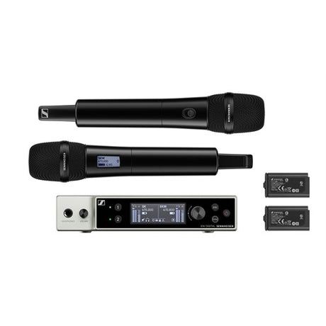 Sennheiser EW-DX 835-S SET Dual Channel Digital Wireless System with 2 Handheld Mics & MMD835 Capsules (R1-9: 470 to 550 MHz) #509301
