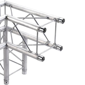 Global Truss 3-Way 90° Corner for F24 Square Truss System (1.64')