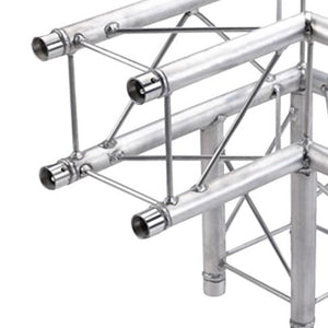 Global Truss 3-Way 90° Corner for F24 Square Truss System (1.64')