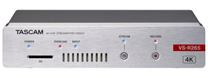 (NEW) Tascam VSR-265 4K Audio/Video Streamer with Recorder