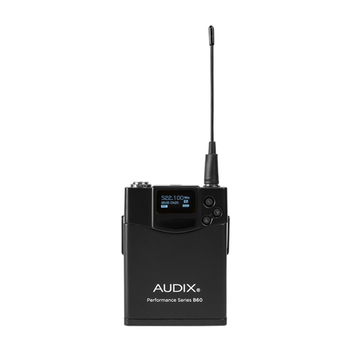 (NEW) Audix AP62BP Wireless R62 Two Channel RX with (2) B60 Bodypack TXs