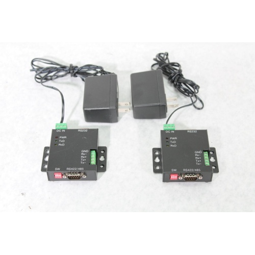 EasySYNC ES-R-2101B-M RS232 to RS485 / RS422 Adapter w/ Power Supply (2) AV Gear Main