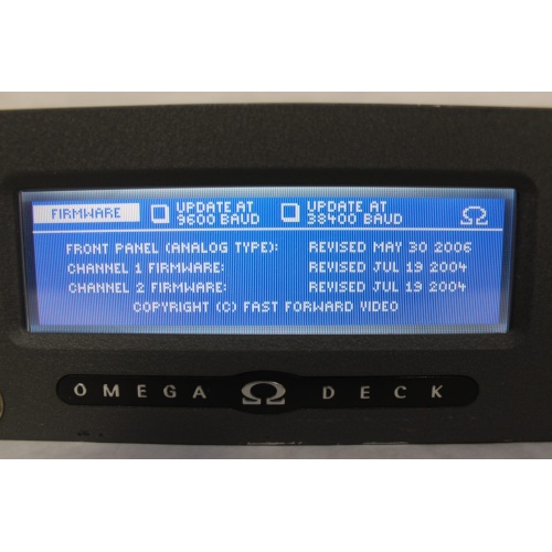 Fast Forward Video FFV Omega 2 Channel Digital Video Recorder SDI Analog w/ Drives Monitor