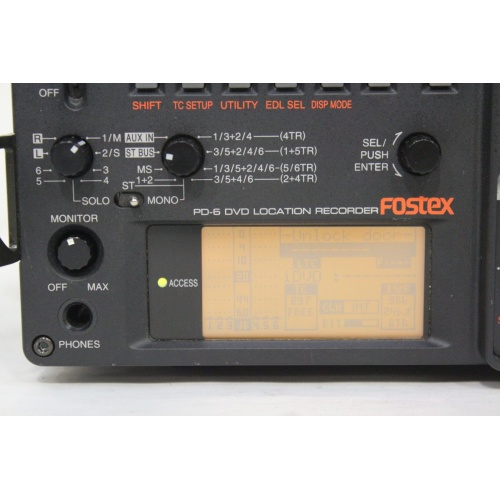 Fostex PD-6 Portable DVD RAM Recorder w/ Omega Road Case
