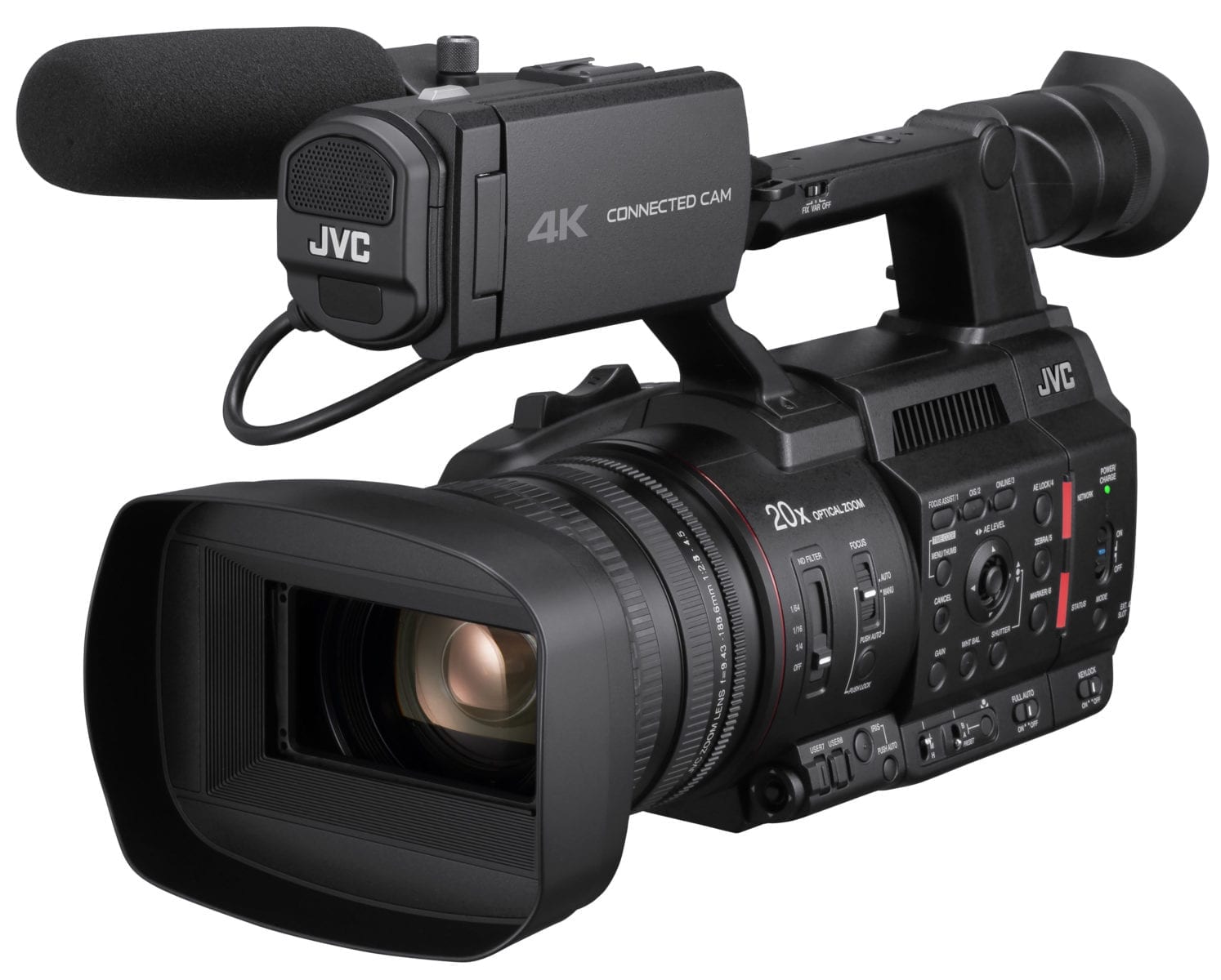 JVC GY-HC500 Hand-Held Connected Cam 1" Camcorder Front