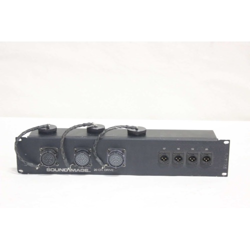 Whirlwind AB60FP - Connector to XLR Sound Image 20 Channel Drive Rack Panel Front