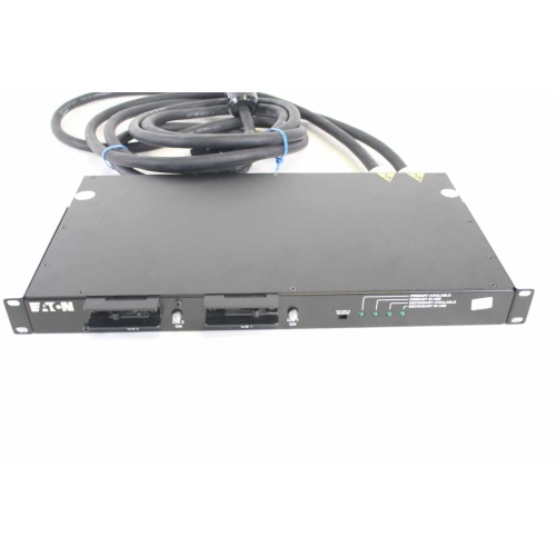 Eaton T2235-F4-CNB09L ATS Rack PDU w/ 2 L630 Plugs/ 2 IEC-320-C19/ 4 Nema 5-15 Outlets back1