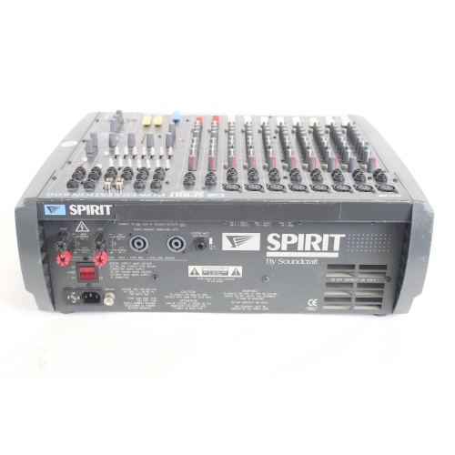 Soundcraft Spirit Powerstation 600 Mixer rear