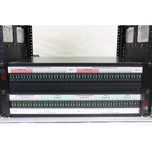 AVP Mfg & Supply AVP 2RU 96 Position Punch Panel RPT96N in Case rack1