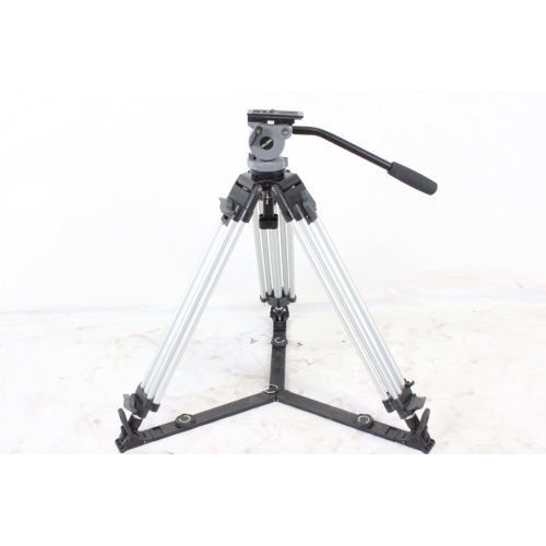 Miller DS-20 2 Stage Aluminum Tripod System w/ Miller Carrying Case (Silver) Main