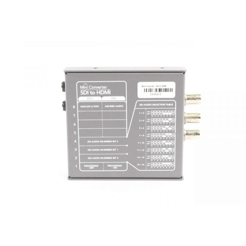 BlackMagic CONVMBSH SDI to HDMI Mini Converter w/ Power Supply BACK