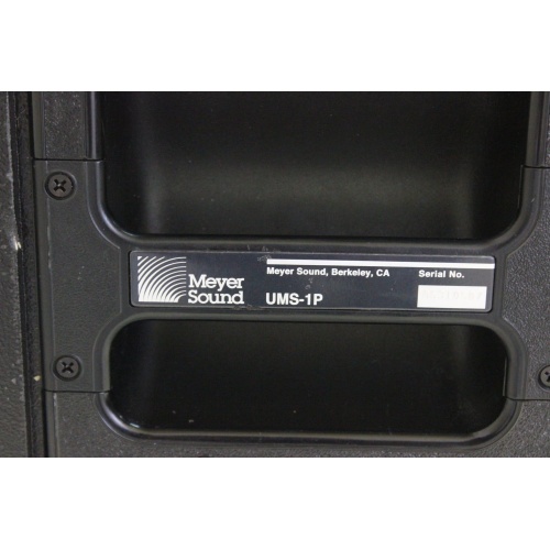 Meyer Sound UMS-1P UltraCompact Powered Subwoofer Label