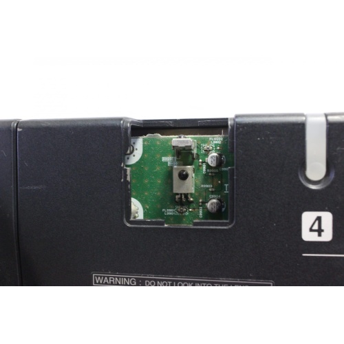 panasonic-10k-pt-dw10000u-dlp-projector-in-wheeled-road-case-focus-servo-issue-and-no-ir-sensor-cover side1