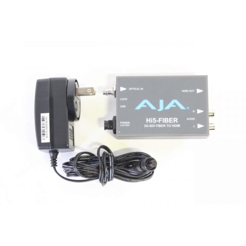 AJA Hi5-Fiber 3G-SDI Fiber to HDMI With Po MAIN