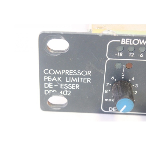 BSS DPR-402 Compressor/Limiter/De-Esser (FOR PARTS) label