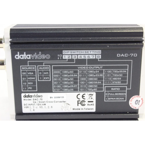 datavideo-dac-70-ultra-wide-range-scaler-with-hard-case label