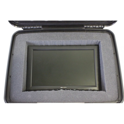 Delvcam SDI10-16X9 10-Inch 3G-SDI/HDMI Widescreen Monitor with Case inside