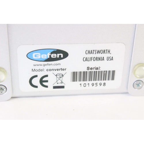 Gefen DVI w/ AUdio to HDMI Converter - label