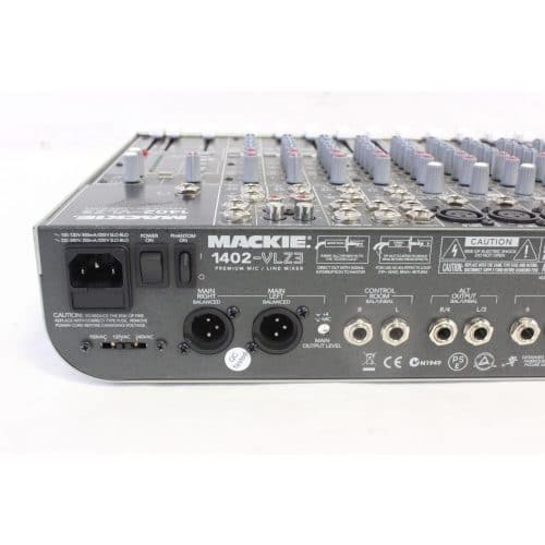 mackie-1402-vlz3-mixer-for-parts-ch-2-not-working-rest-of-board-works front1