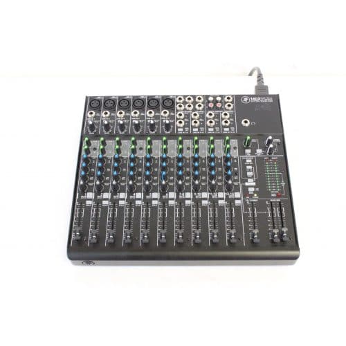 Mackie 1402 VLZ4 14 Channel Mic/Line Mixer with Onyx Preamplifiers w/ Soft Mackie Branded Travel Bag - front
